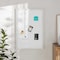 Flash Furniture Bristol 24x36 Wall Mount White Board w/Included Dry Erase Marker, 4 Magnets, and Eraser, Whitewashed HGWA-WHITE-24X36-WHTWSH-GG - alternate 1